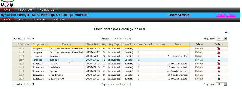 SCREEN SHOT help-mystarts